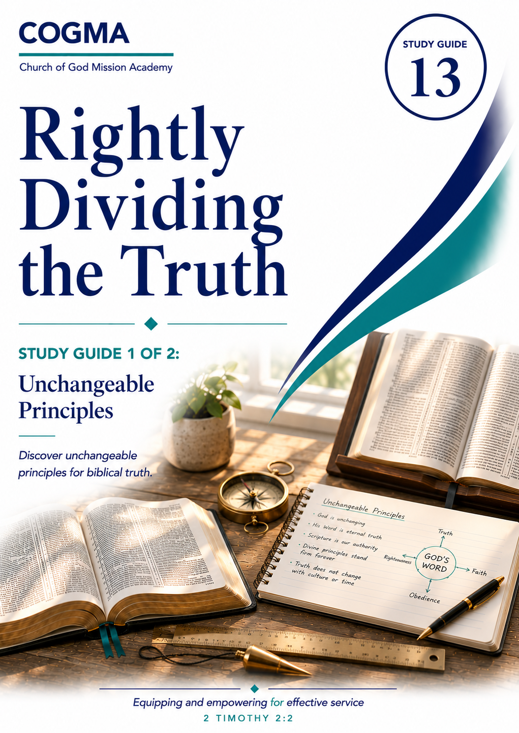 Unchangeable Principles COGMA Study Guide Cover Image